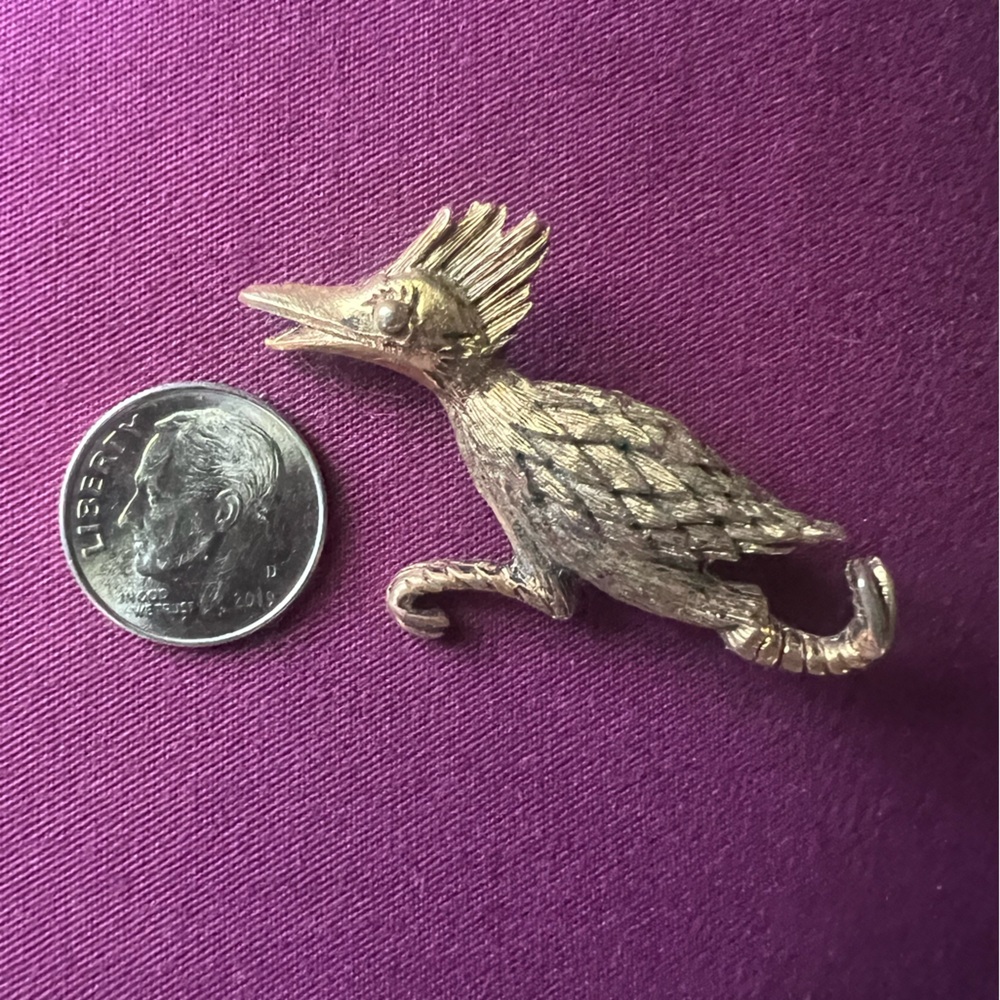 Vintage Roadrunner Brooch